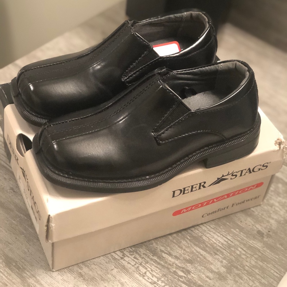 Deer Stags Wings Boys Split Toe Loafers